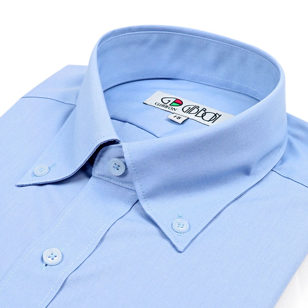 GIBBON吉朋-商務簡約長袖襯衫-質感藍-3