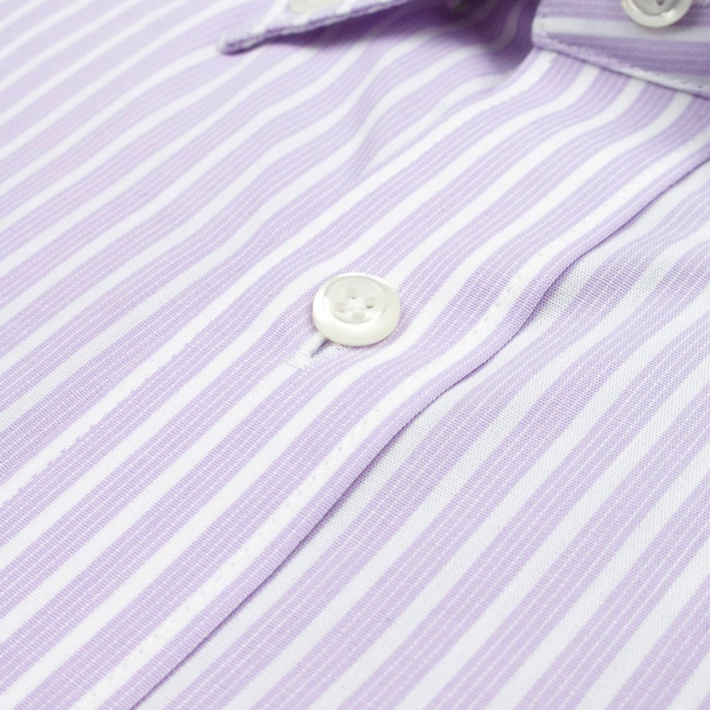 GIBBON吉朋-輕商務修身條紋長袖襯衫-淺紫條-4