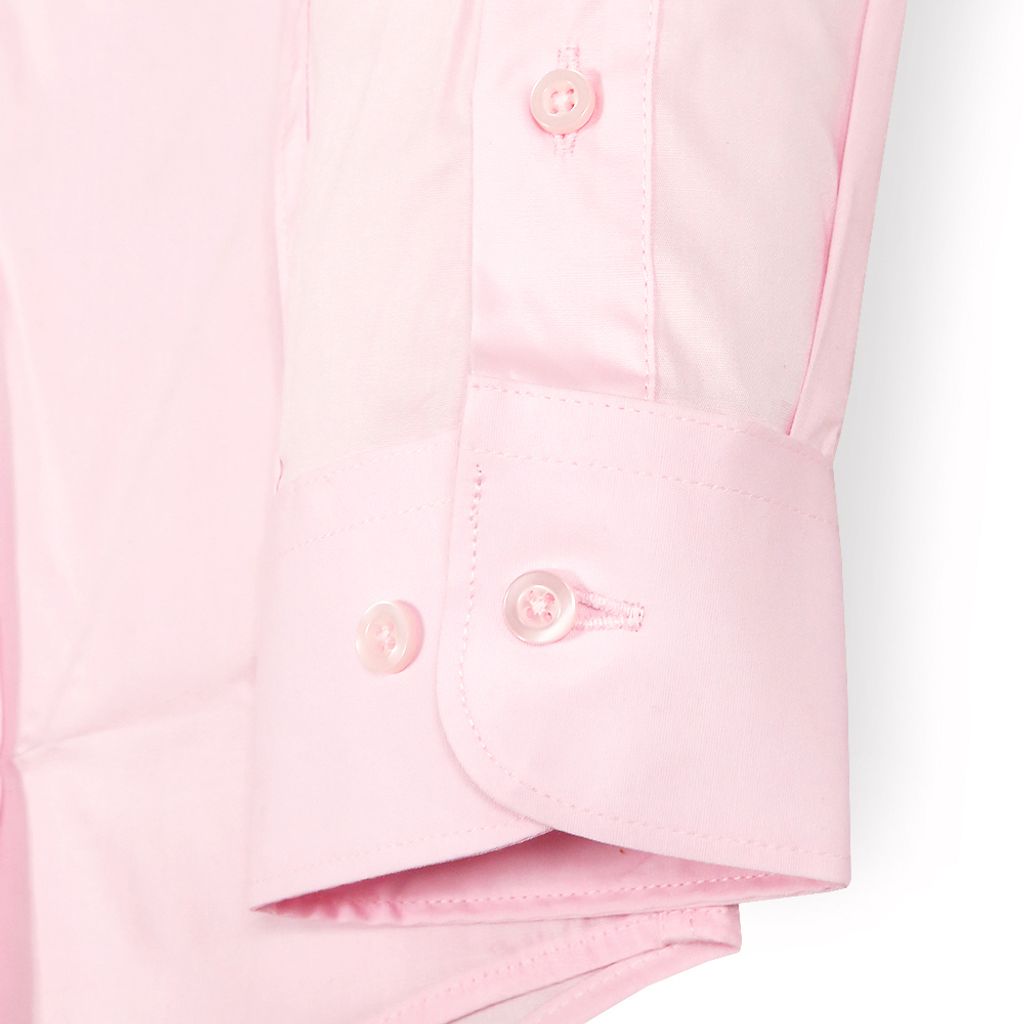 GIBBON吉朋-彈性棉柔長袖襯衫-粉色-5