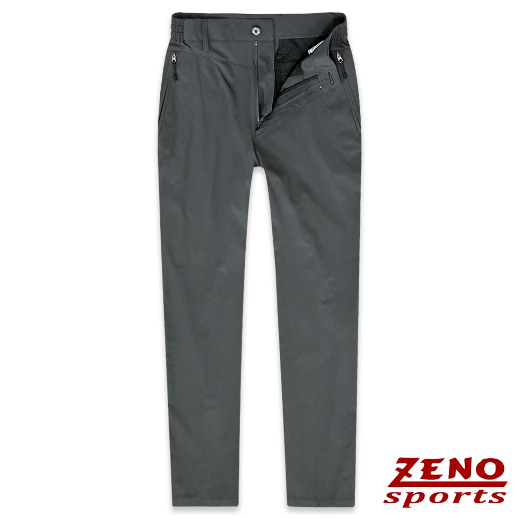 ZENO傑諾-速乾輕薄四面彈力長褲-灰色