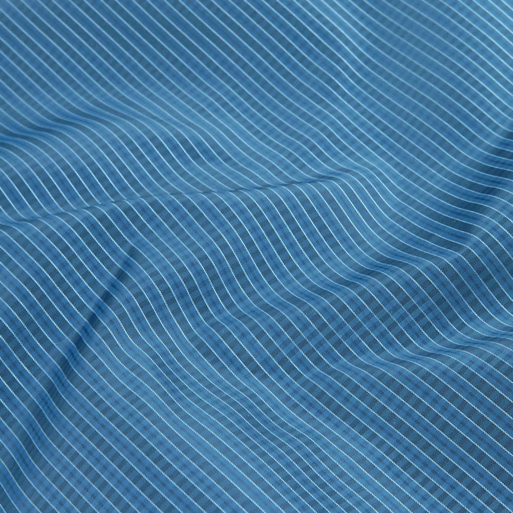 GIBBON吉朋-立領格紋透氣網輕薄夾克-藍格4