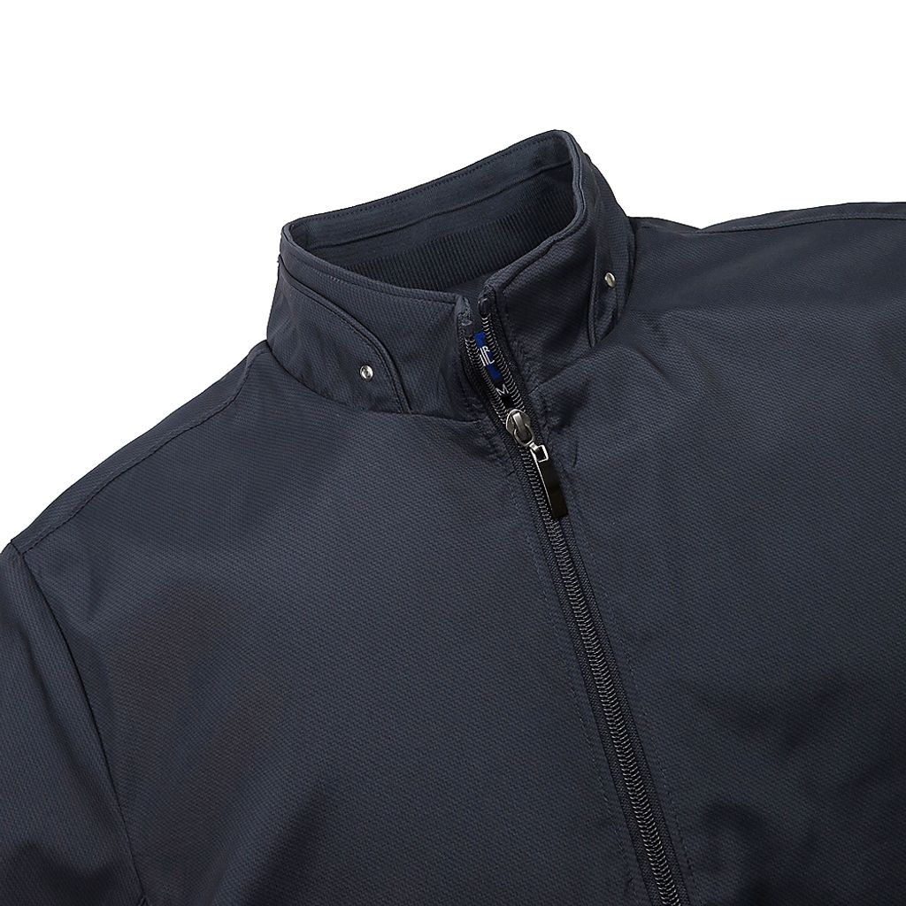 GIBBON 頂級手感內刷絨禦寒保暖休閒外套‧黑藍色-6