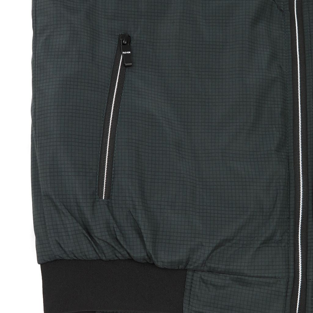 GIBBON 頂級厚暖內刷絨保暖鋪棉背心 經典格紋款 黑藍/灰綠/酒紅-2