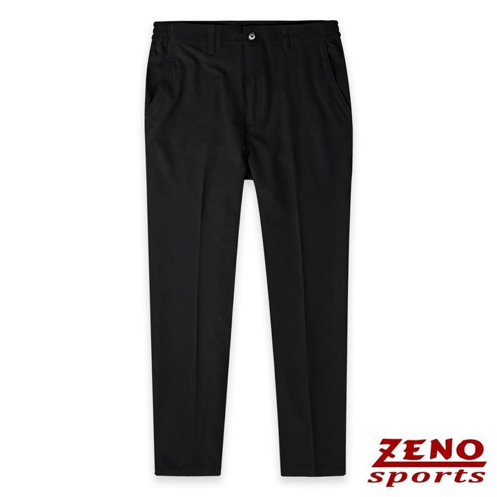 ZENO 極速快乾四面彈輕量黑色長褲-二款