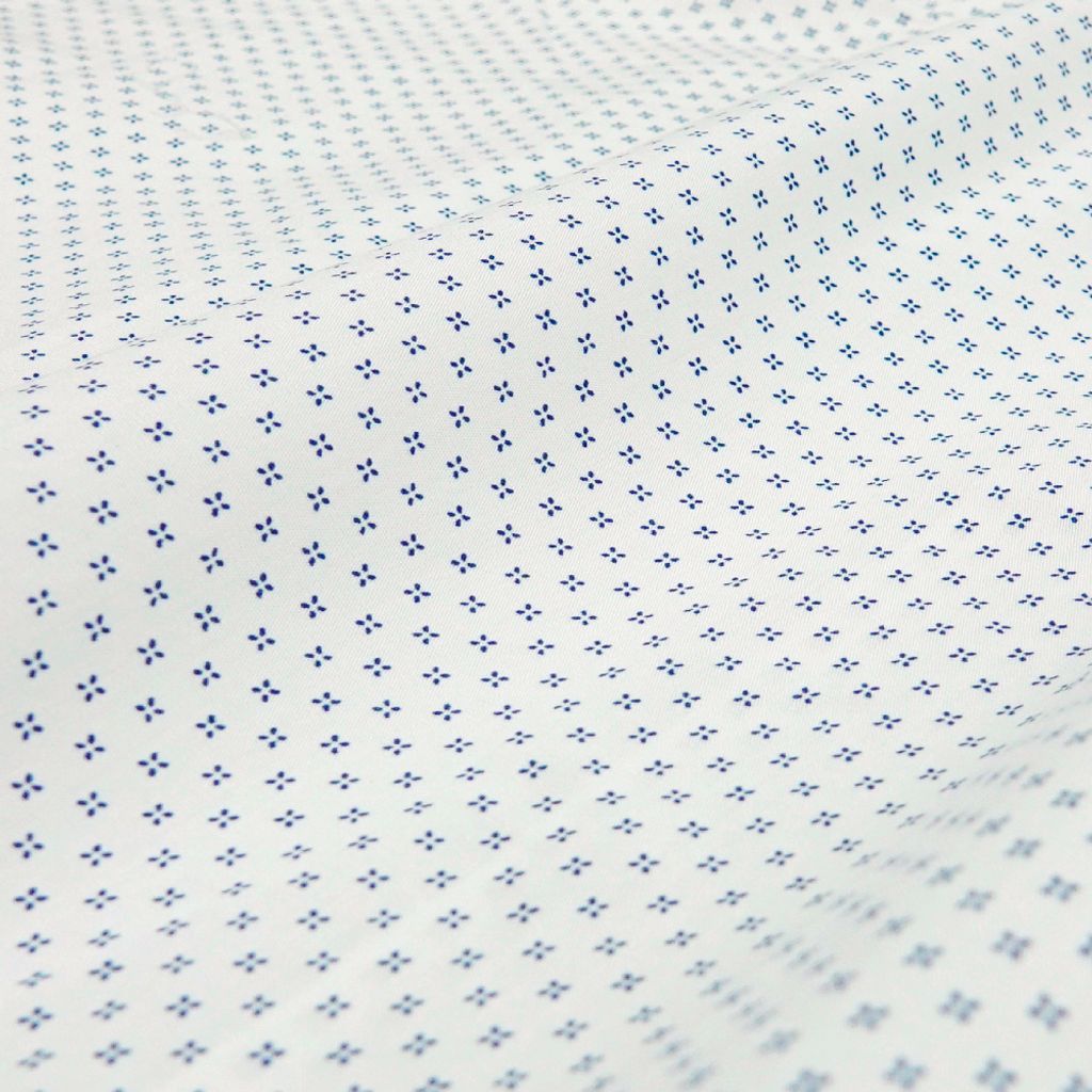 7-GIBBON吉朋-滿版印花質感休閒長袖襯衫‧白色