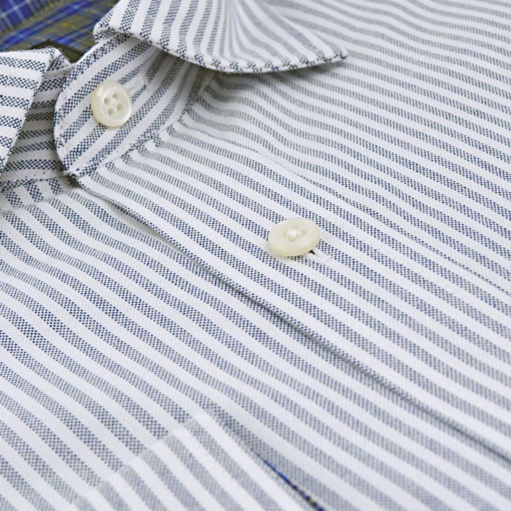 6-GIBBON吉朋-英倫風休閒純棉牛津長袖襯衫‧灰藍