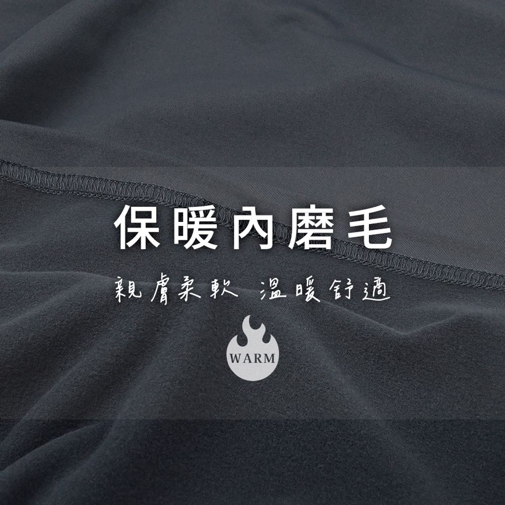 GIBBON吉朋-極暖感 高效蓄熱MICRO內磨毛 四向彈性舒適保暖衣 男款長袖POLO衫-4