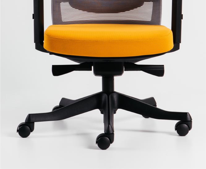 AIMIZON ANGGUN Office Chair Nylon base with 50mm dual wheels in black colour AIMIZON ANGGUN Office Chair Nylon base with 50mm dual wheels in black colour