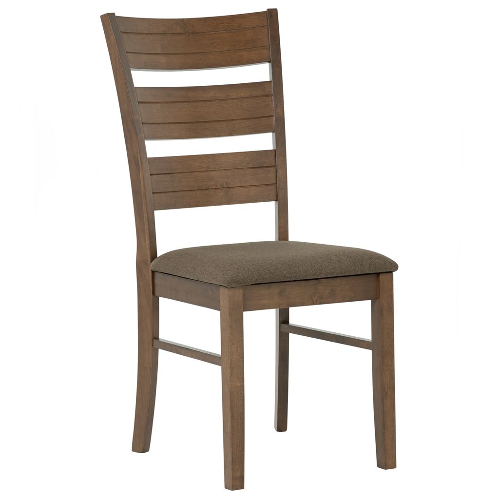 AIMIZON Nerliy dining chair in Cocoa colour frame, Chestnut colour Challis fabric