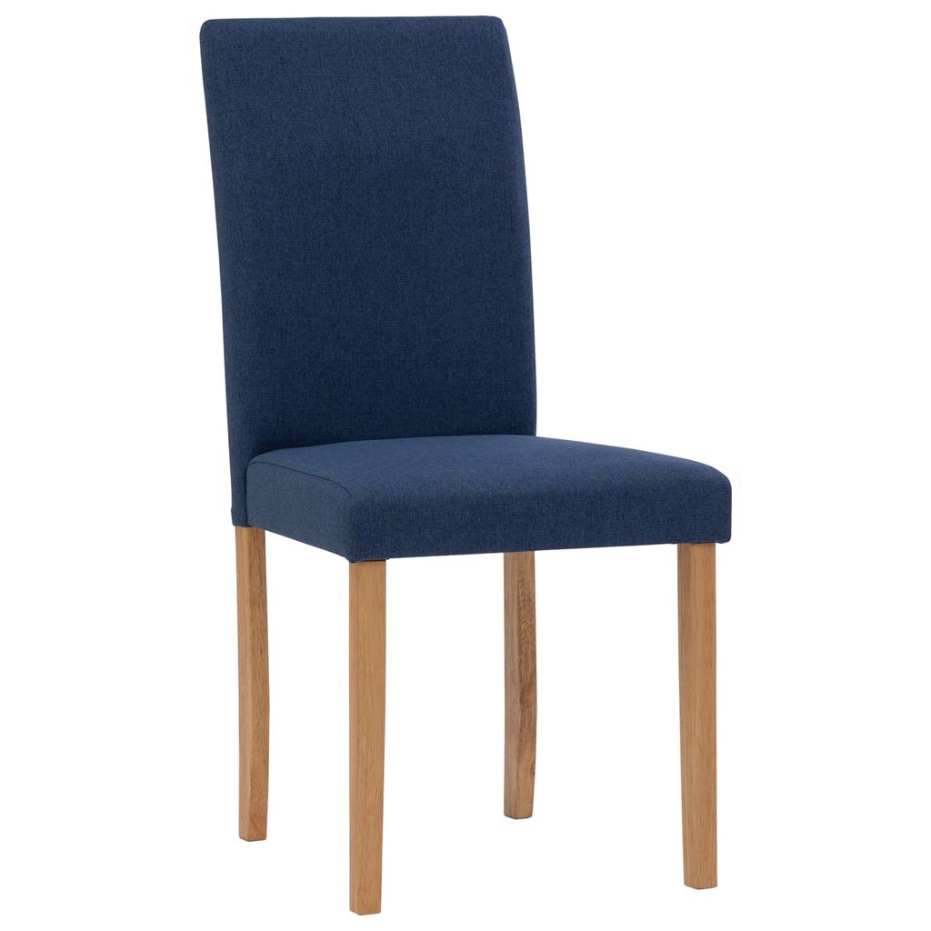 AIMIZON Minuri dining chair in Natural colour frame, Yale colour Challis fabric