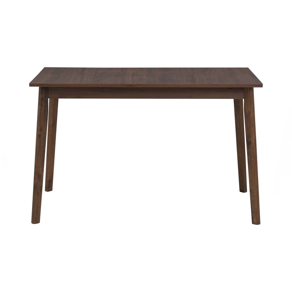 AIMIZON Uterk dining table in Cocoa colour leg, Walnut colour top (T18mm)