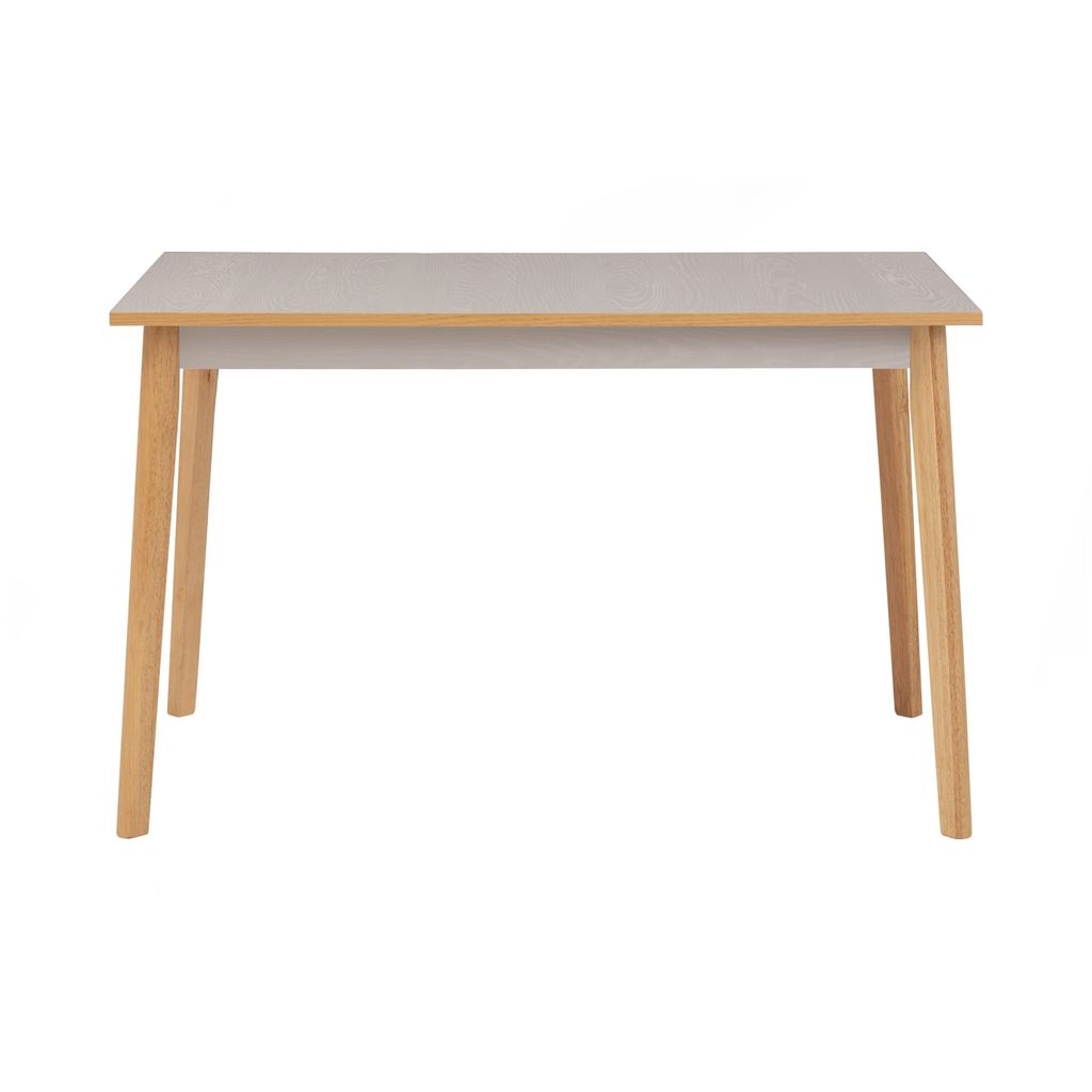 AIMIZON Uterk dining table in Natural colour leg, Grey colour top (T18mm)