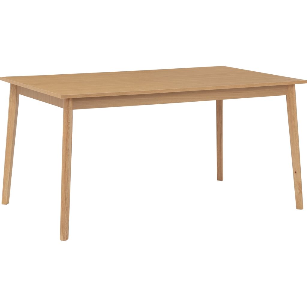 AIMIZON Uterk dining table in Natural colour leg, Oak colour top (T18mm)