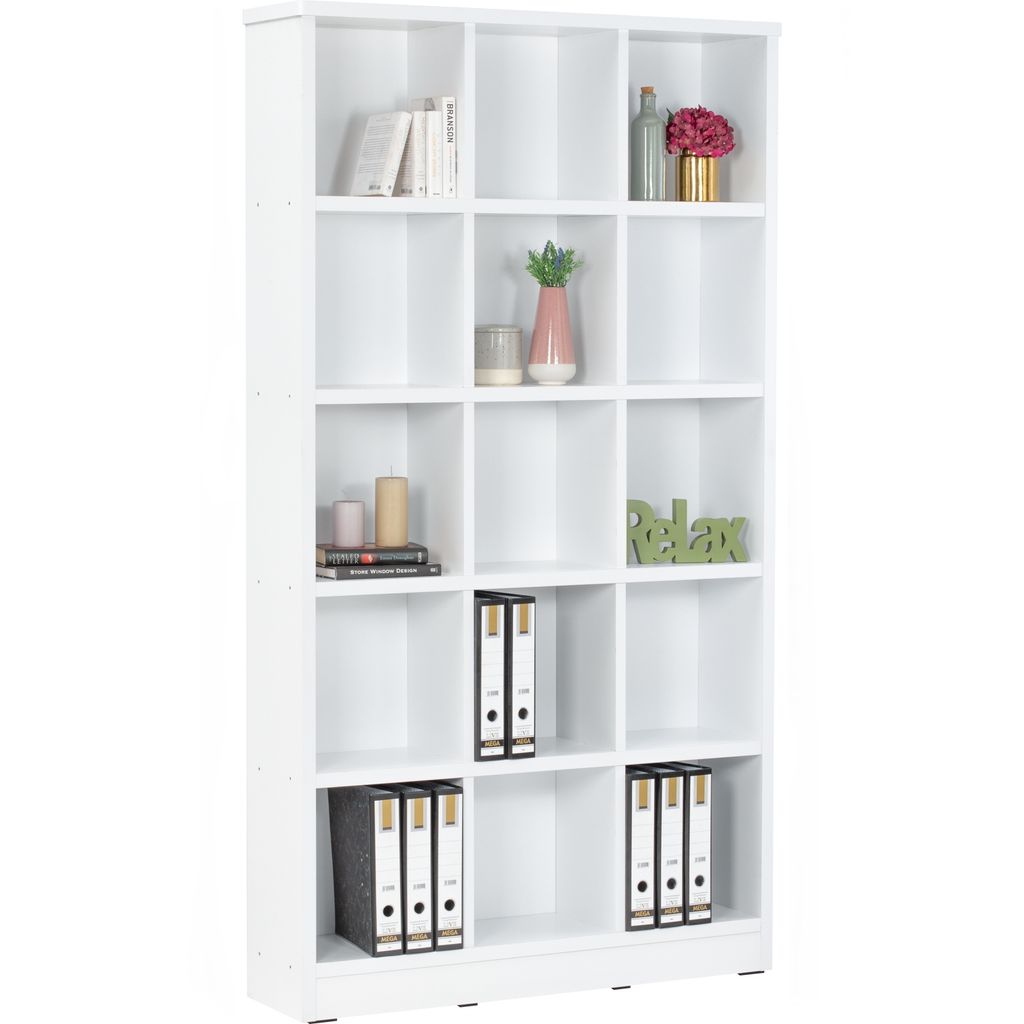 AIMIZON Ievor 15 compartment file cabinet in White colour