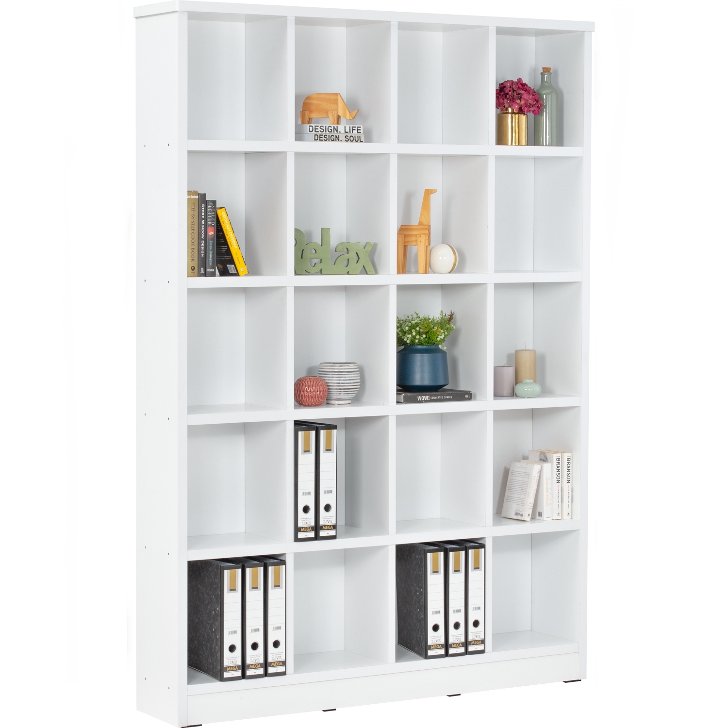 AIMIZON Ievor 20 compartment file cabinet in White colour