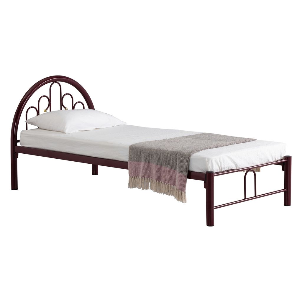 AIMIZON Blvos single bed in Maroon colour