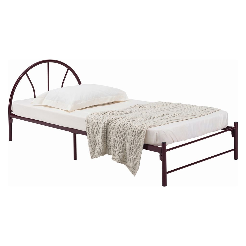 AIMIZON Bdroen single bed in Maroon colour