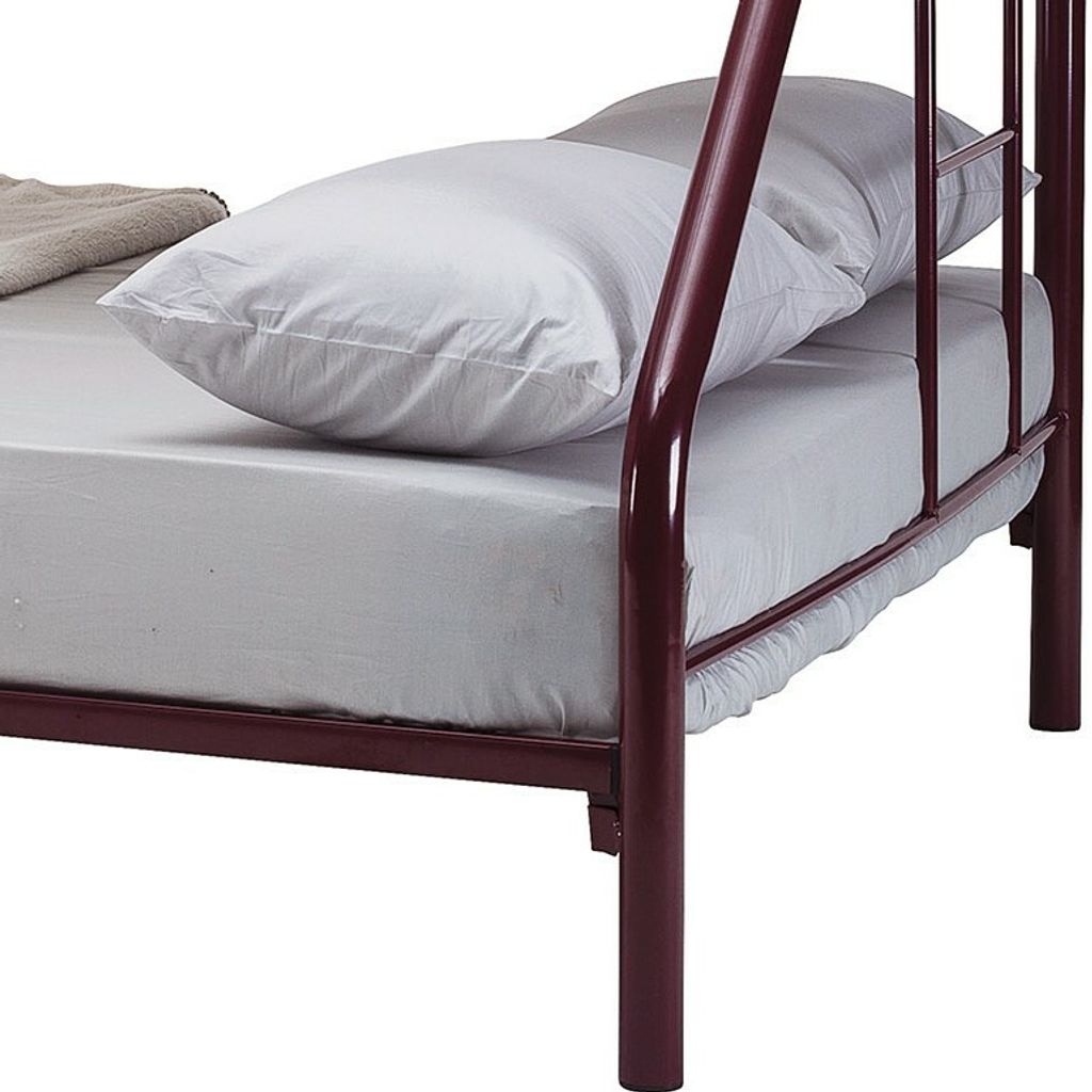 AIMIZON Xistun bunk bed in Maroon colour