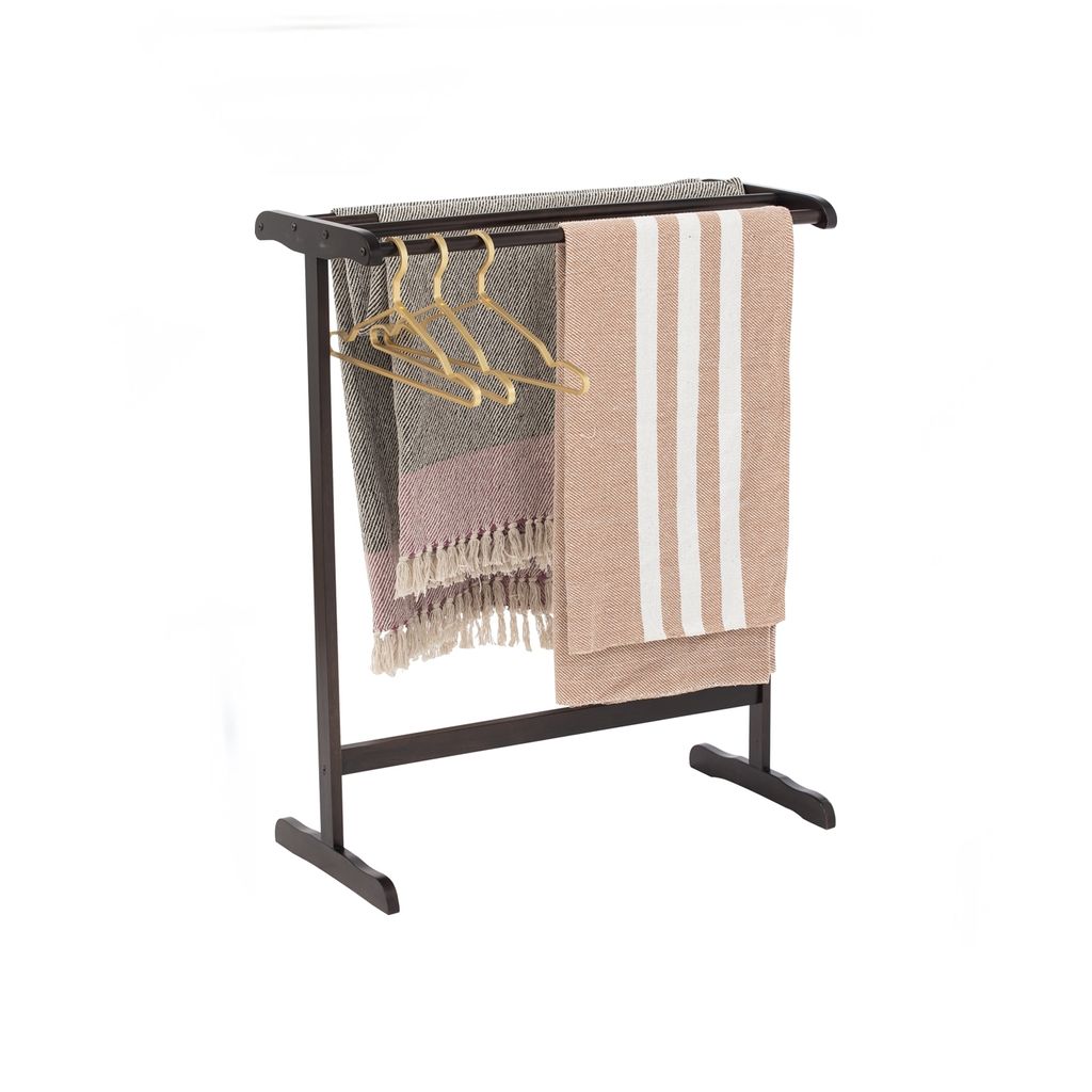 AIMIZON Suy low towel stand in Dark Chestnut colour