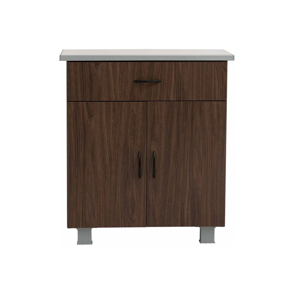 AIMIZON Griy low kitchen cabinet in Walnut colour
