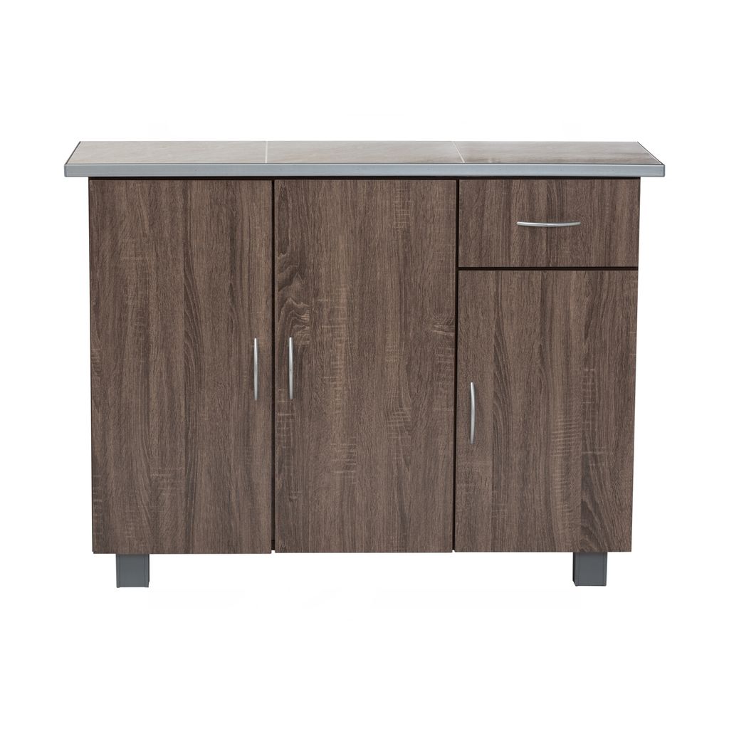 AIMIZON Griy low kitchen cabinet in Sonoma Dark colour
