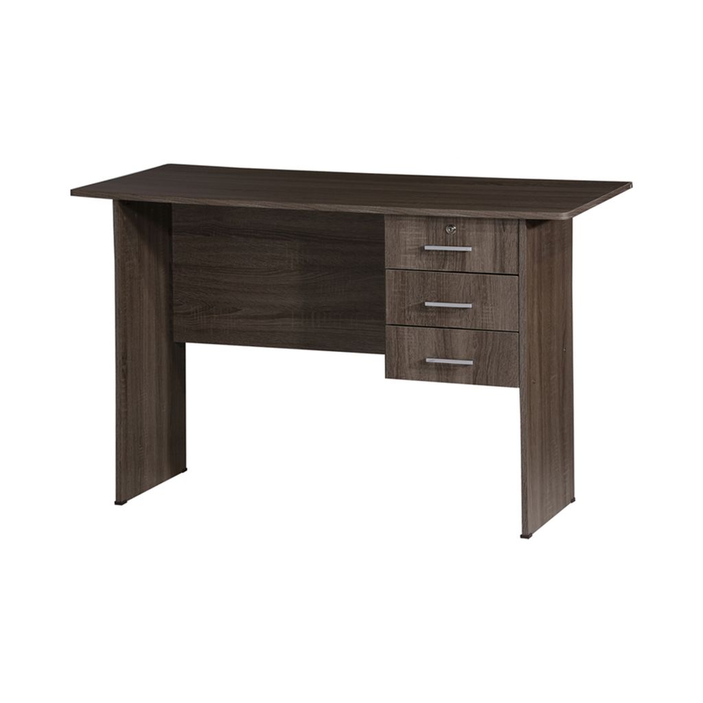 AIMIZON Dcu office table with 3 drawer in Sonoma Dark colour