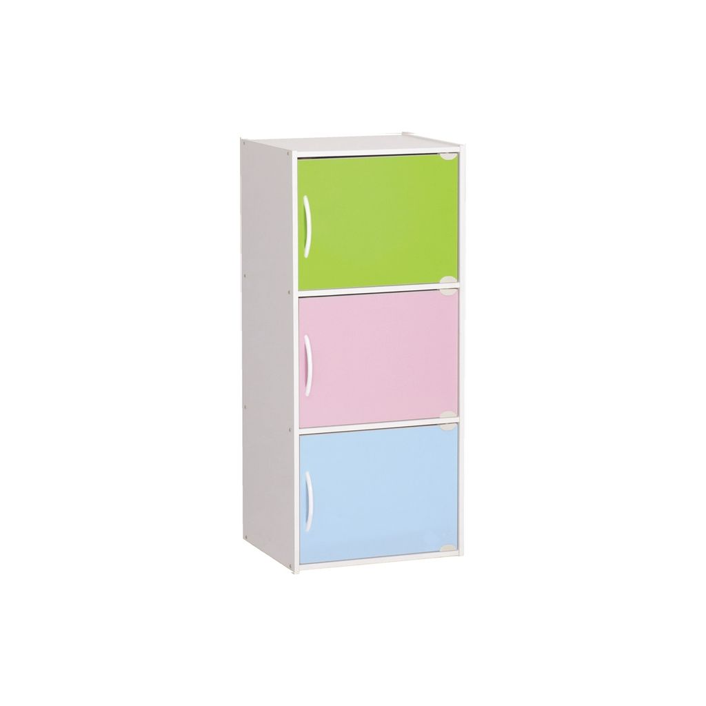 AIMIZON Crey 3 door colour box with door in Colorful colour