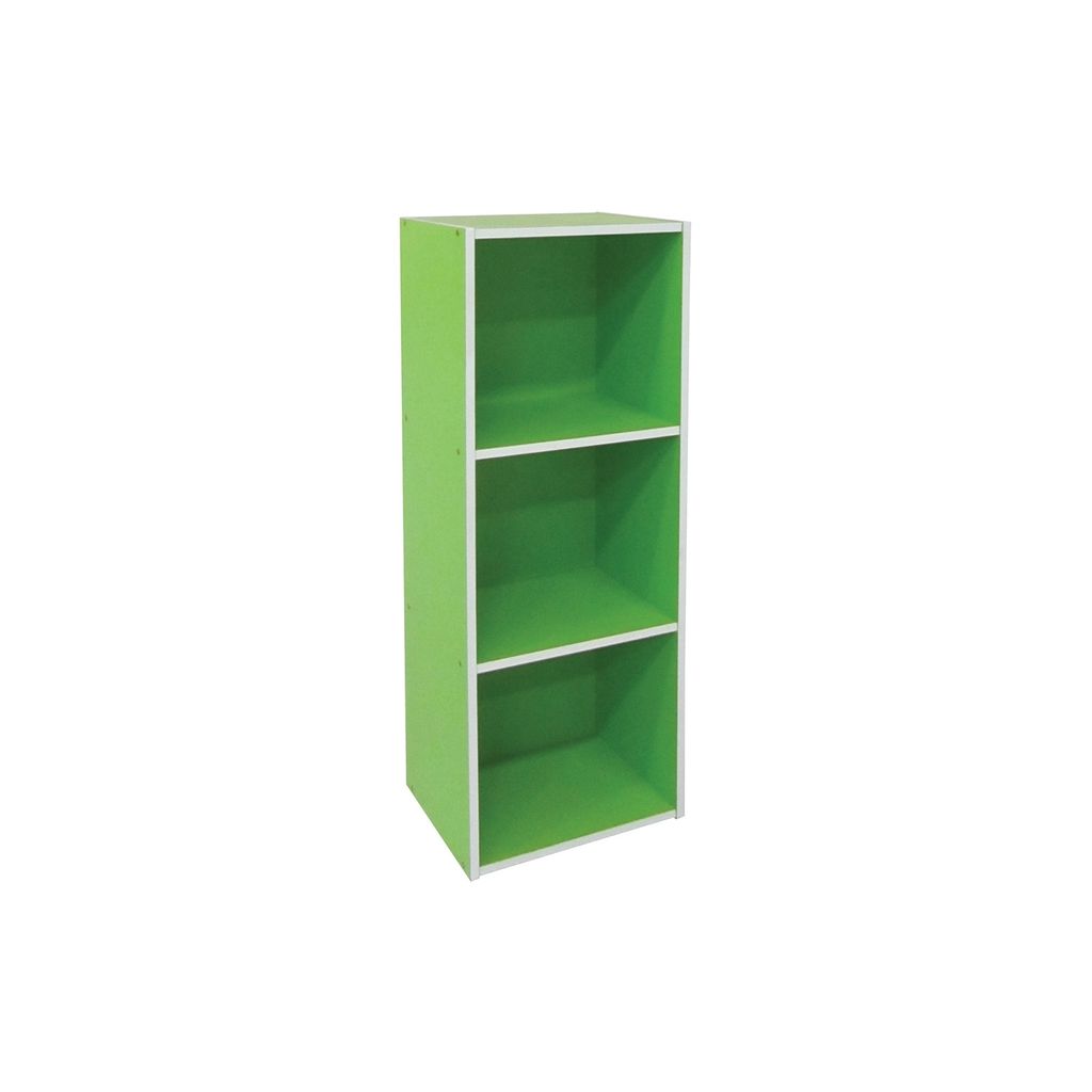 AIMIZON Uiel 3 compartment colour box in Apple Green colour
