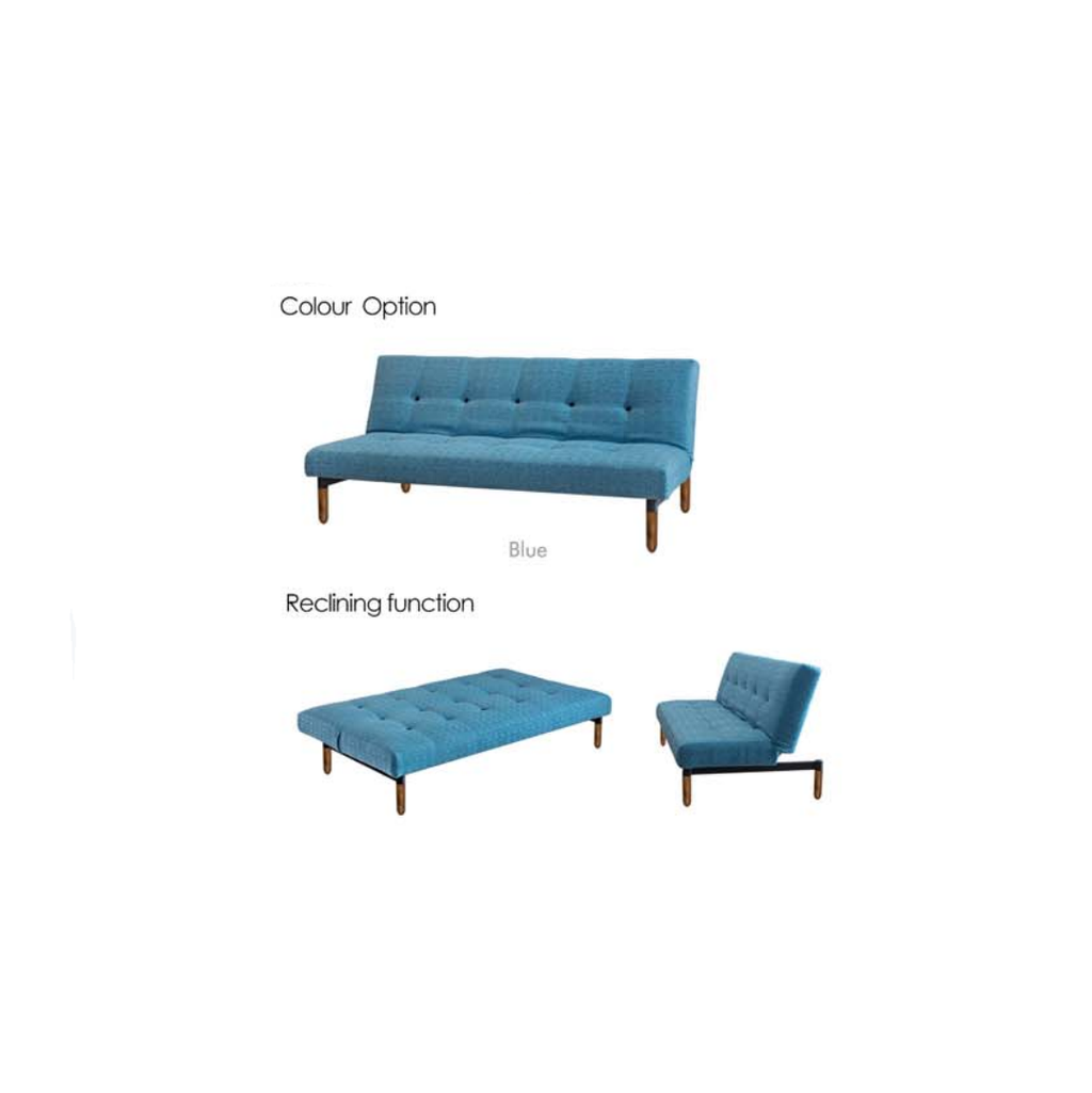 AIMIZON CALGERO Sofa Bed in Blue Colour