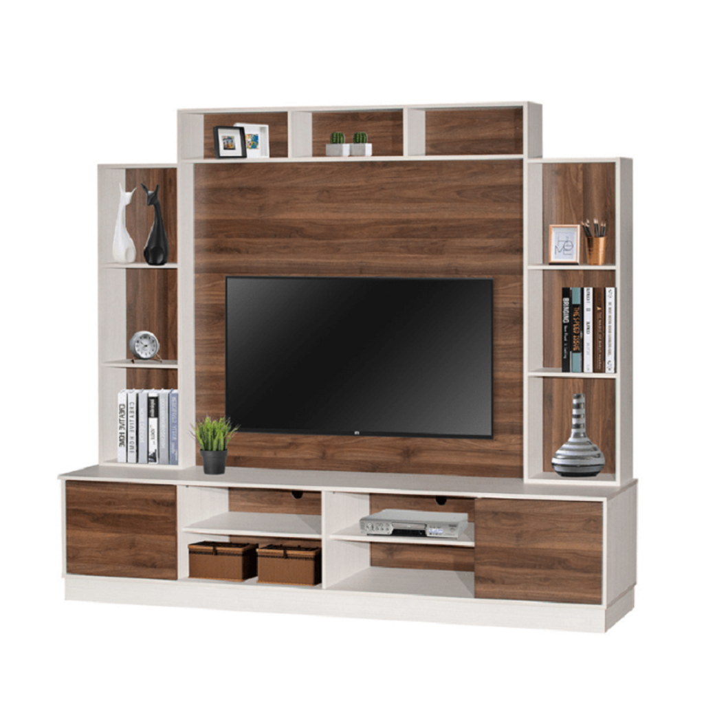 AIMIZON TV cabinet in Columbia and Grey Oak colour