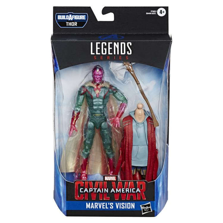 Marvel Legends Vision 6 Inch Action Figure 2019 Avengers Endgame Thor Baf Wave