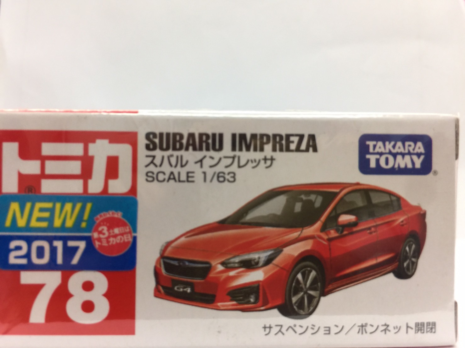 tomica subaru impreza