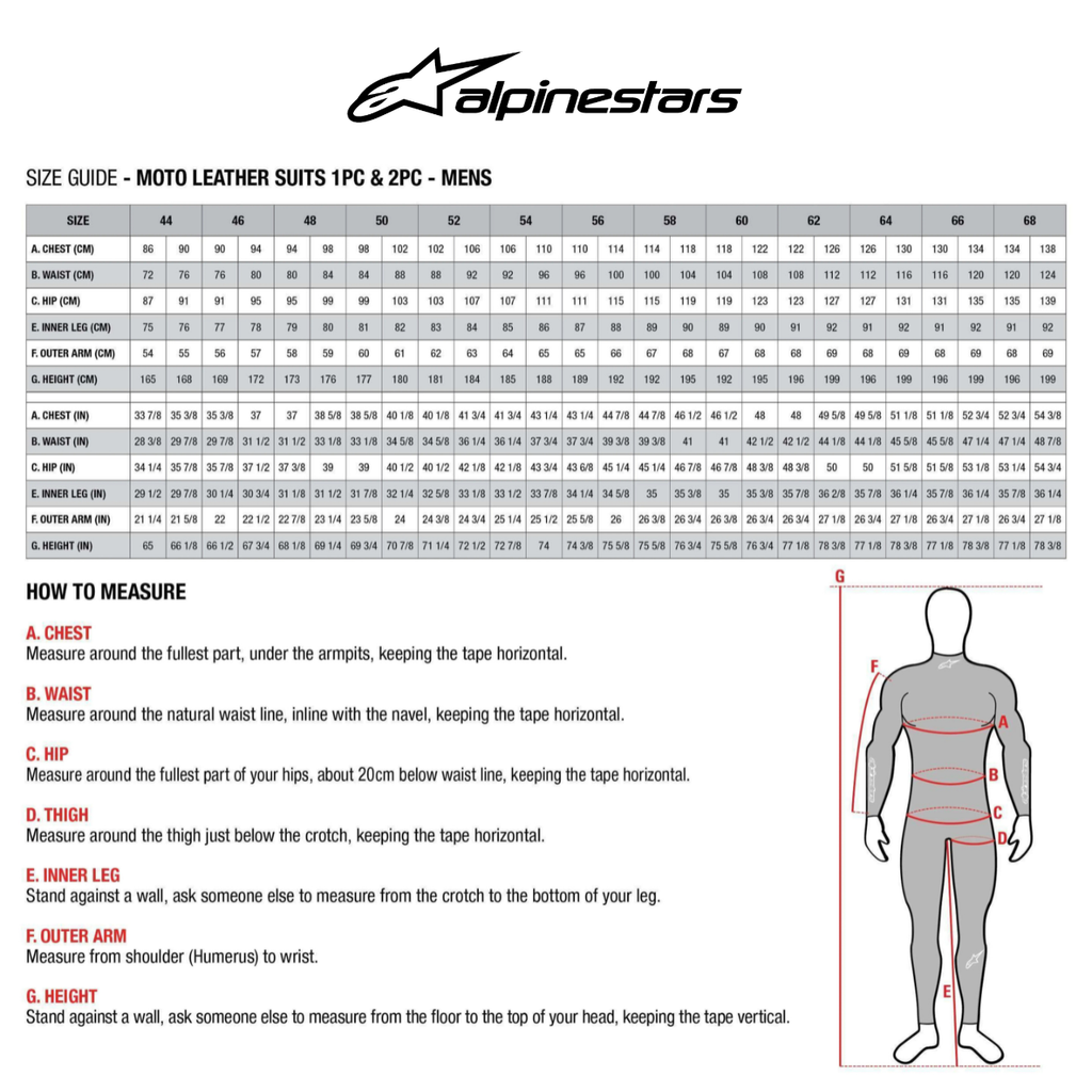 ASTARS MOTO LEATHER SUIT 1PCS & 2PC