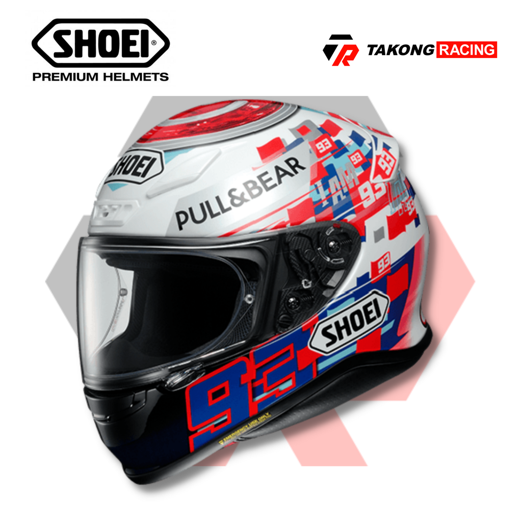 SHOEI Z-7+ Marquez Power Up! TC-1 – Takong Racing (Riding Apparel)