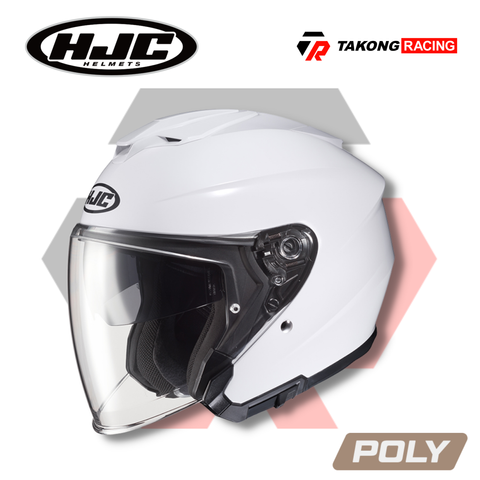 Casque Jet HJC I30 Semi Mat Blanc Perle - Team 33 Accessoires