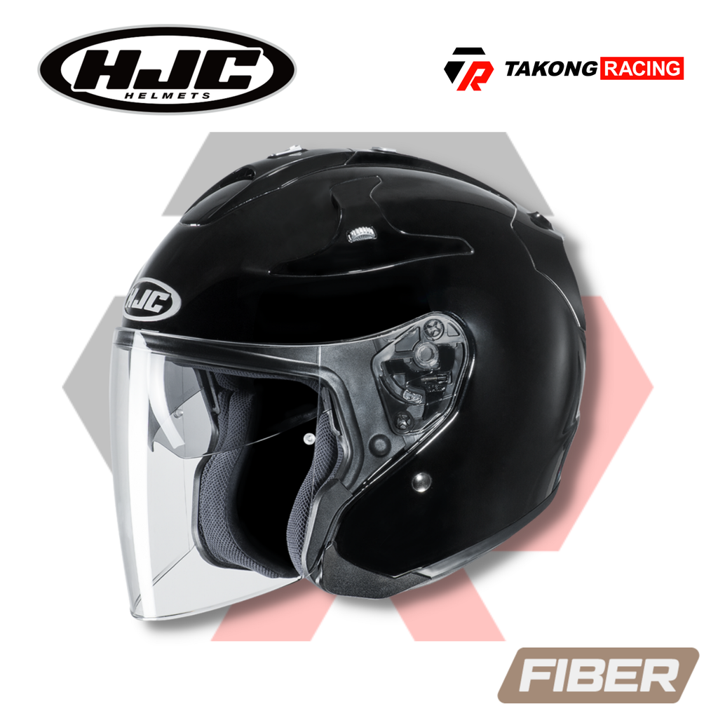 HJC FG-JET Open Face Helmet Black