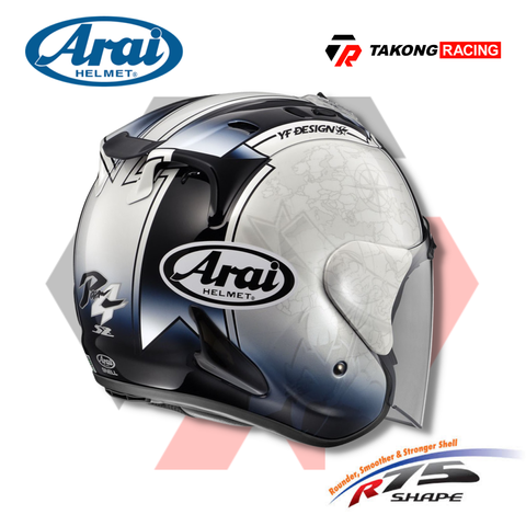 ARAI VZ-RAM Harada Tour White – Takong Racing (Riding Apparel)