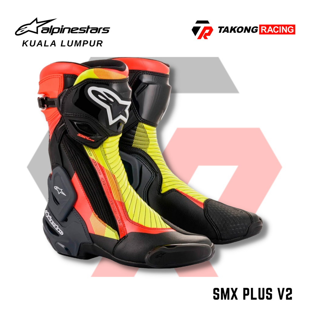 alpinestars SMX PLUS v2 BLACK yellow 至高 - バイクウェア・装備