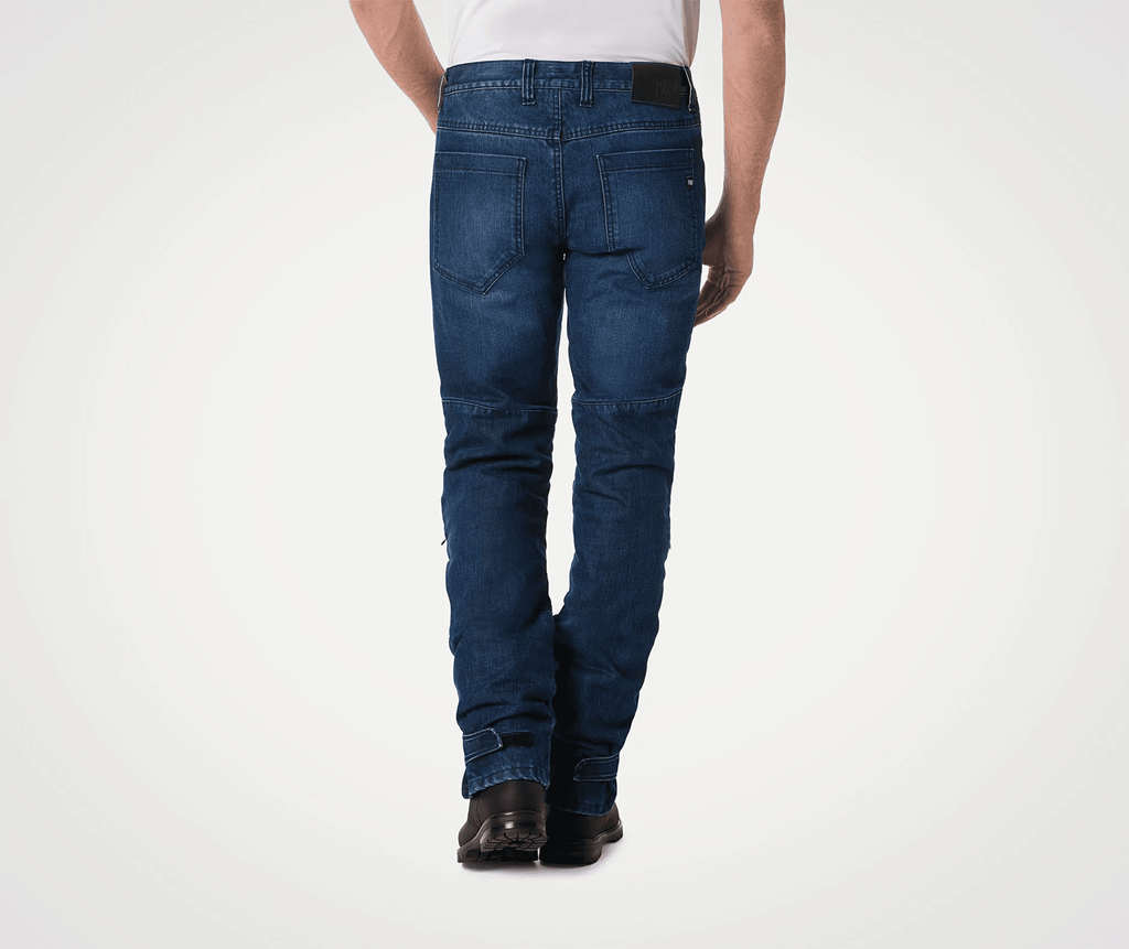 Jeans da moto con protezioni e Twaron® PMJ CRUISE T-Stretch Blu - 95401