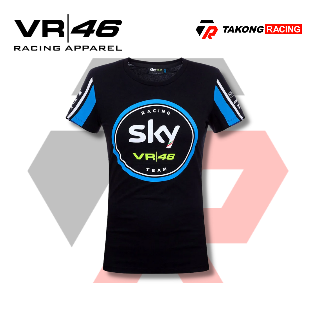 VR46 SKY Racing Team Replica T-Shirt Woman – Takong Racing (Riding Apparel)