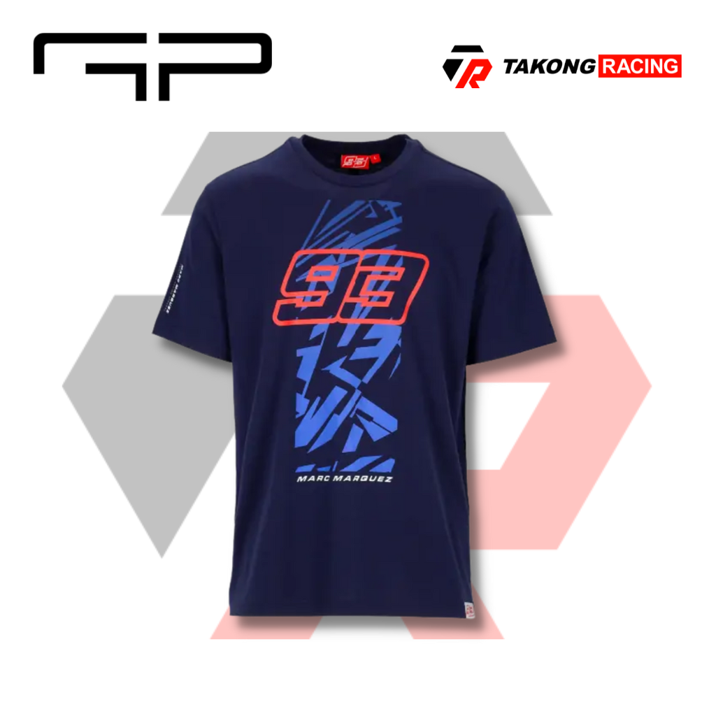 【1993studio】 93 Track Ringer T-Shirt / 追跡付 GP Racing Marc Marquez T-shirt Man - Shady 93 (2233005