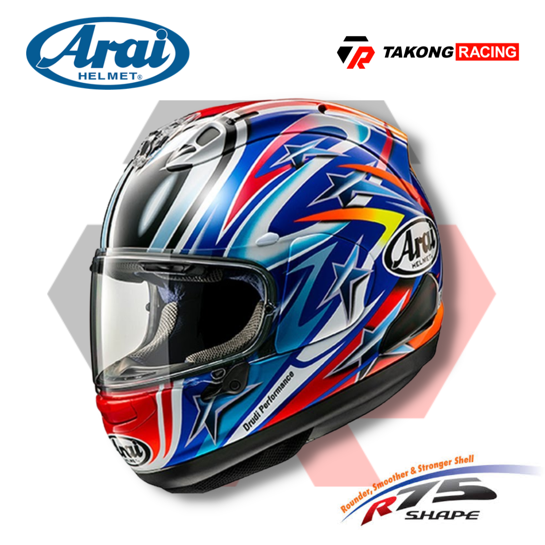 ARAI RX-7X Nakano Red (New) – Takong Racing (Riding Apparel)