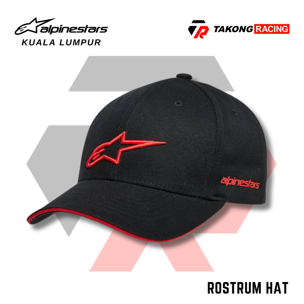 Alpinestars Rostrum Hat Black Takong Racing (Riding Apparel)