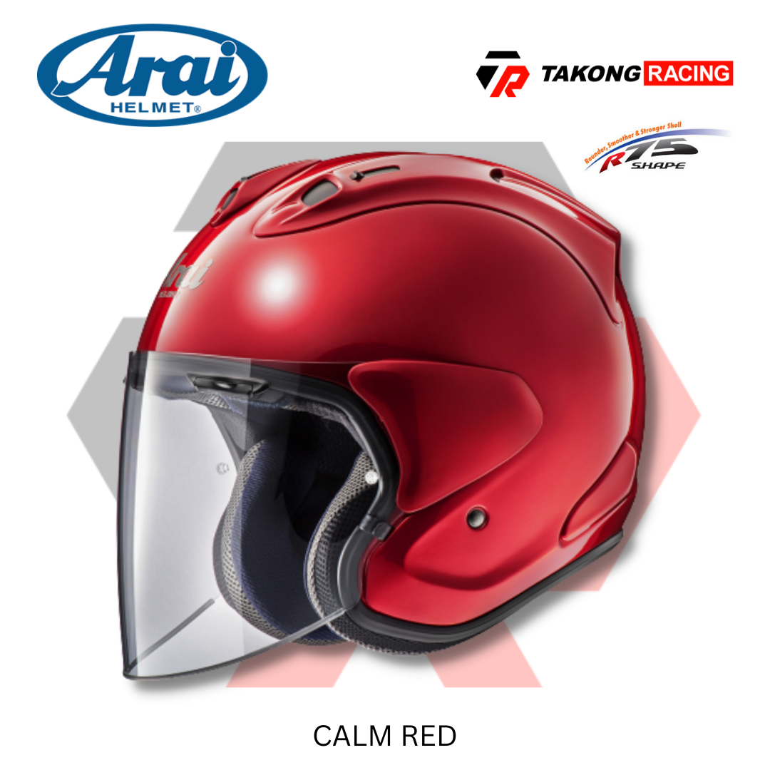 ARAI Helmets - VZ-RAM Calm Red Glossy – Takong Racing (Riding Apparel)