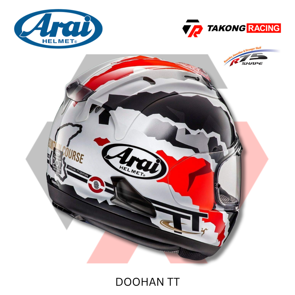 Arai RX-7X ドーハンTT ARAI Helmets RX-7X Doohan TT – Takong Racing (Riding Apparel)