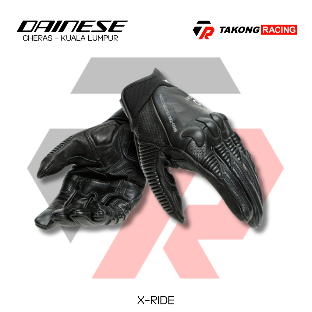 Dainese Gloves - X Ride Ergo Tek – Takong Racing (Riding Dainese Gloves - X Ride Ergo Tek – Takong Racing (Riding