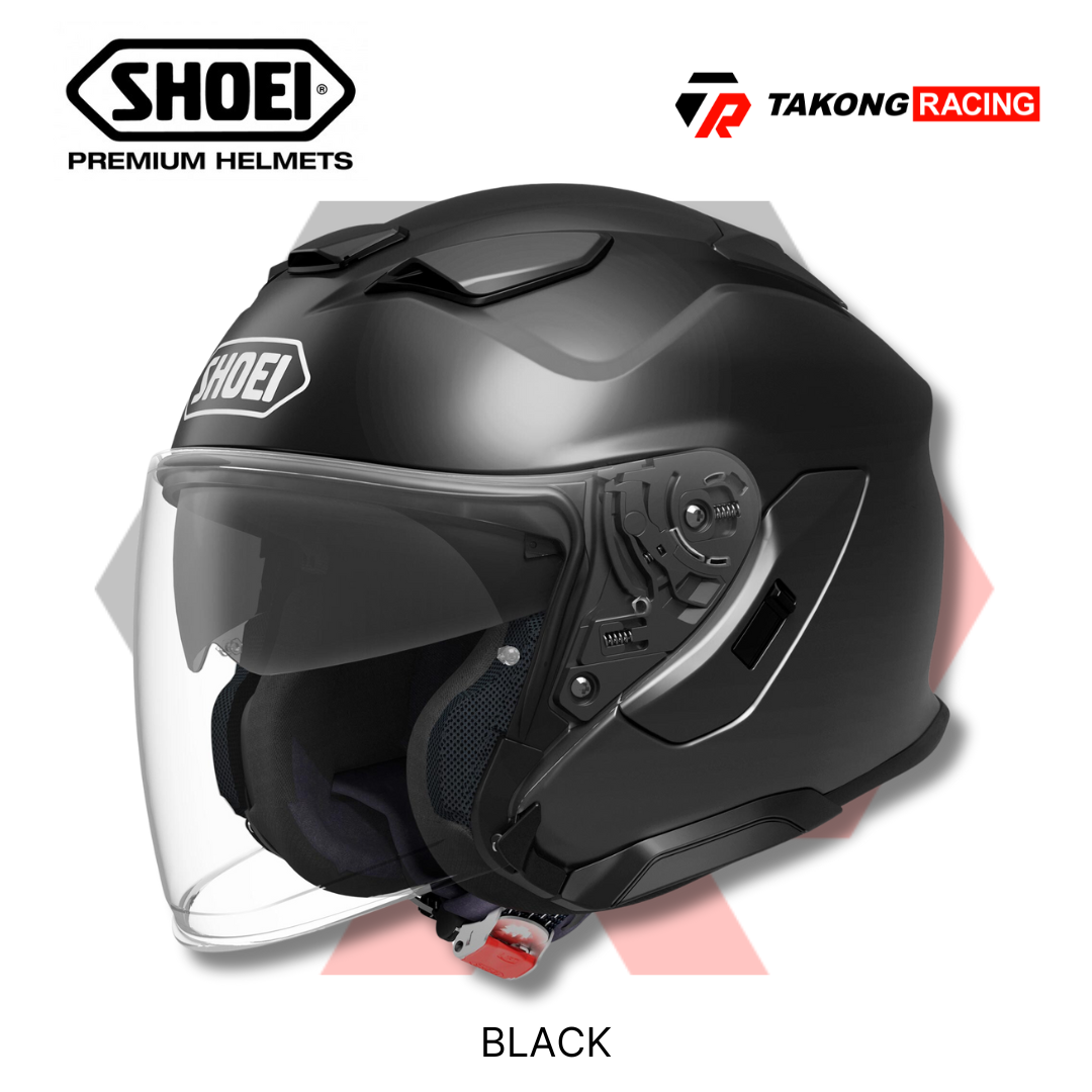 SHOEI J-CruiseⅡ マットブラック インカム付き SHOEI Helmets - J-Cruise 3 Glossy Black – Takong Racing (Riding