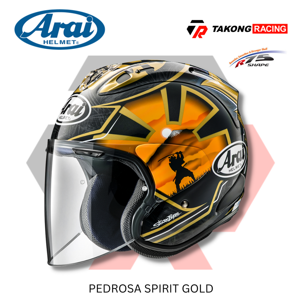ARAI Helmets VZ-RAM Pedrosa Spirit Gold – Takong Racing
