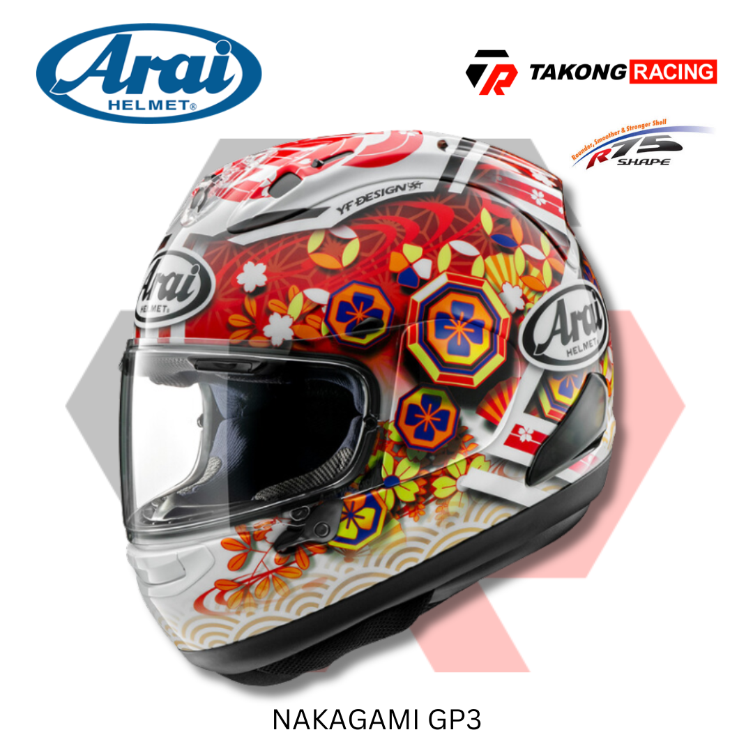 ARAI Helmets - RX-7X Nakagami GP3 – Takong Racing (Riding Apparel)