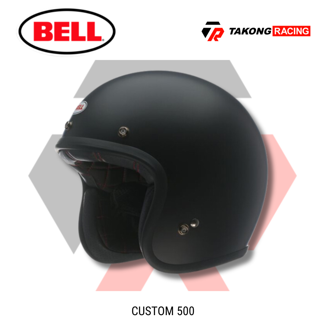bell helmet custom 500 malaysia (Vertigo Black/Silver) The Custom 500 is the epitome of a classic 3/4 helmet Bell Custom 500 Old school!
